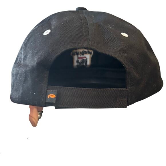 Newcastle Blk Golf Hat Baseball Cap by Pukkaheadwear, One Size Adjustable, EUC - Picture 3 of 4